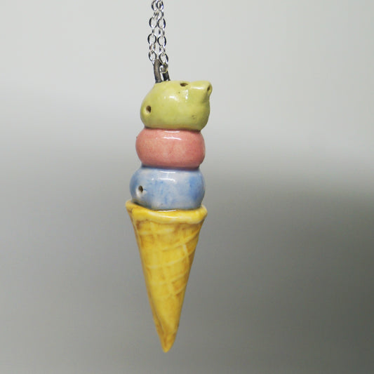 Ice Cream Flute Pendant