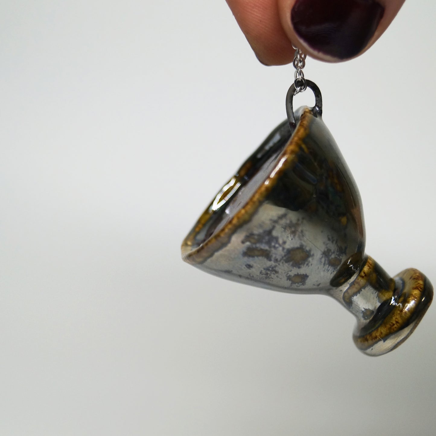 Wine Glass Flute Pendant